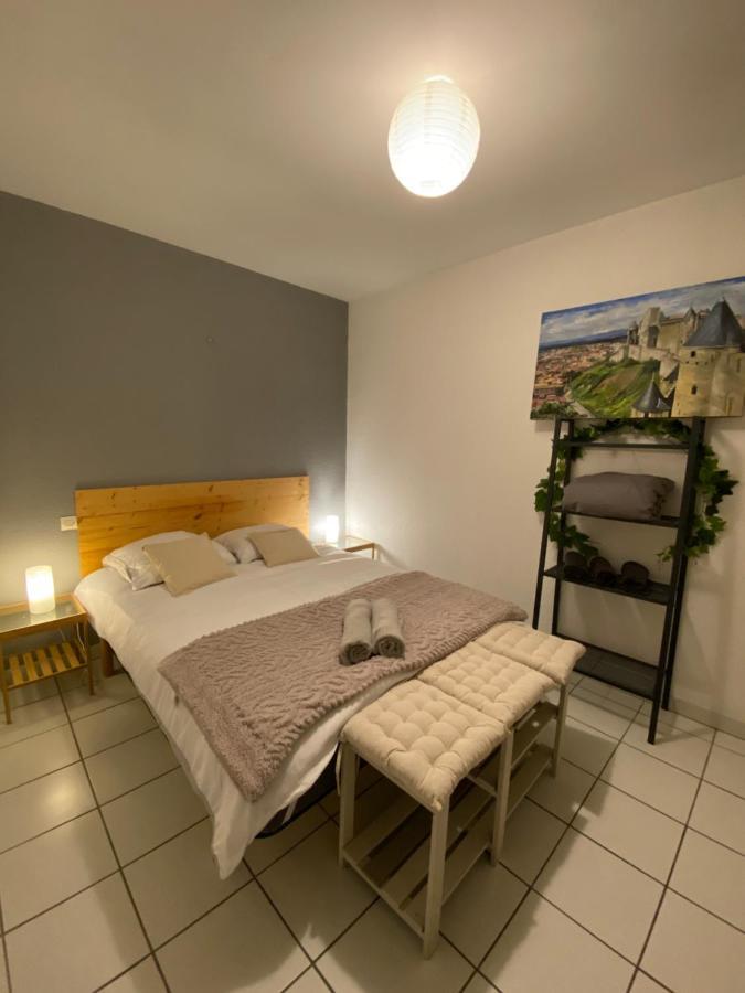 Au Pied De La Cite, T3 Au Calme Apartman Carcassone Kültér fotó